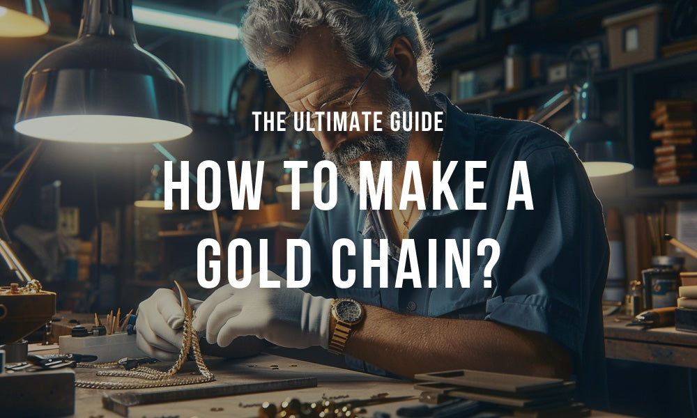 How to make a gold chain
