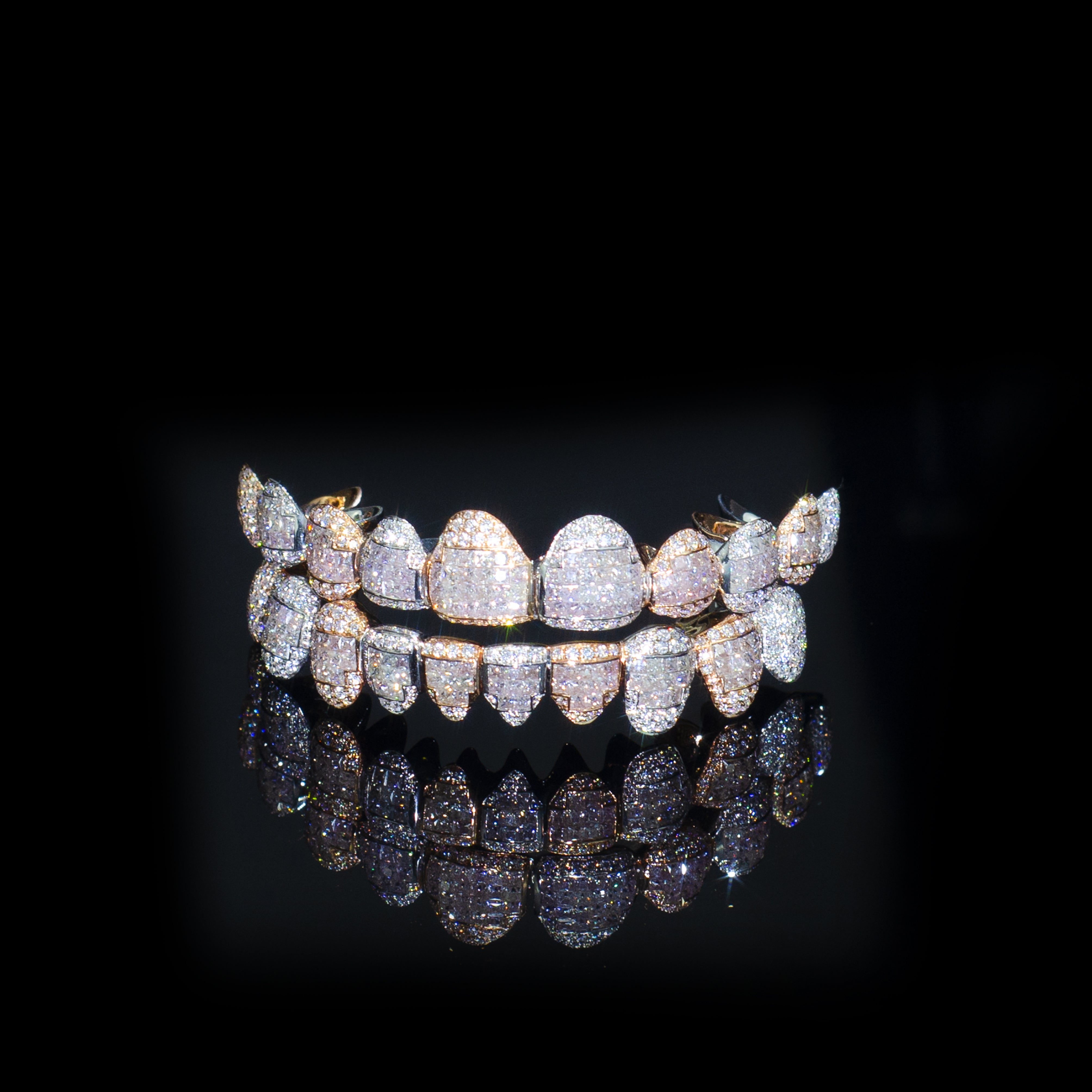 10 on 10 custom moissanite grillz
