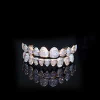 10 on 10 custom moissanite grillz