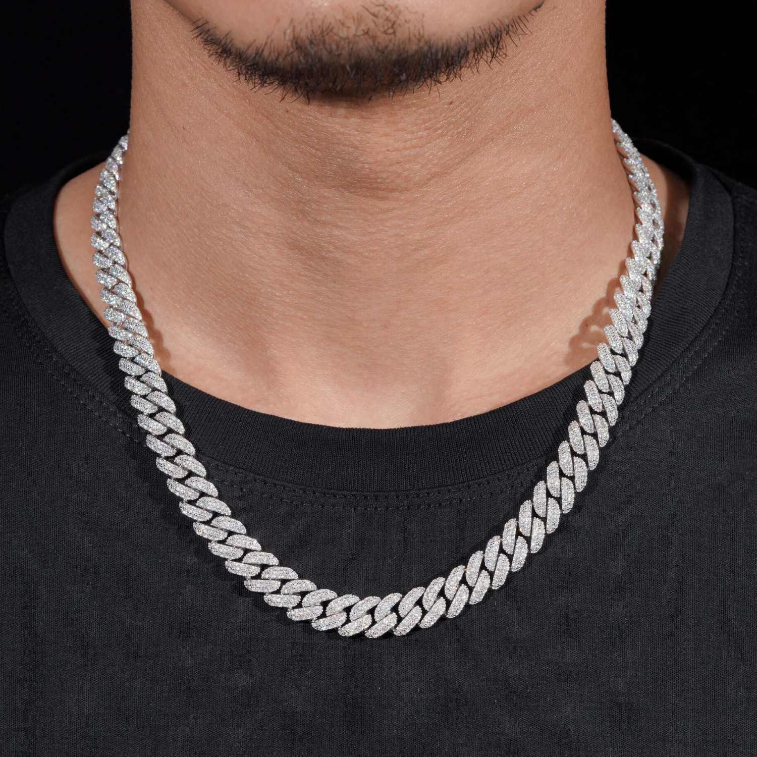 10MM VVS Miami Cuban Link Chain 14K Gold model icecartel1