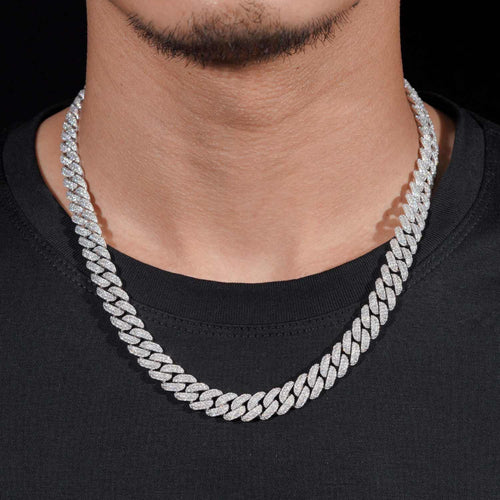 10MM VVS Miami Cuban Link Chain 14K Gold model icecartel1