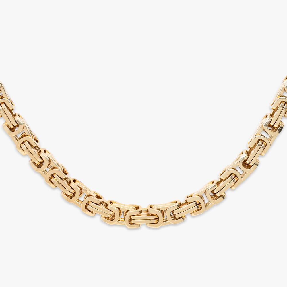 10mm gold byzantine gold chain