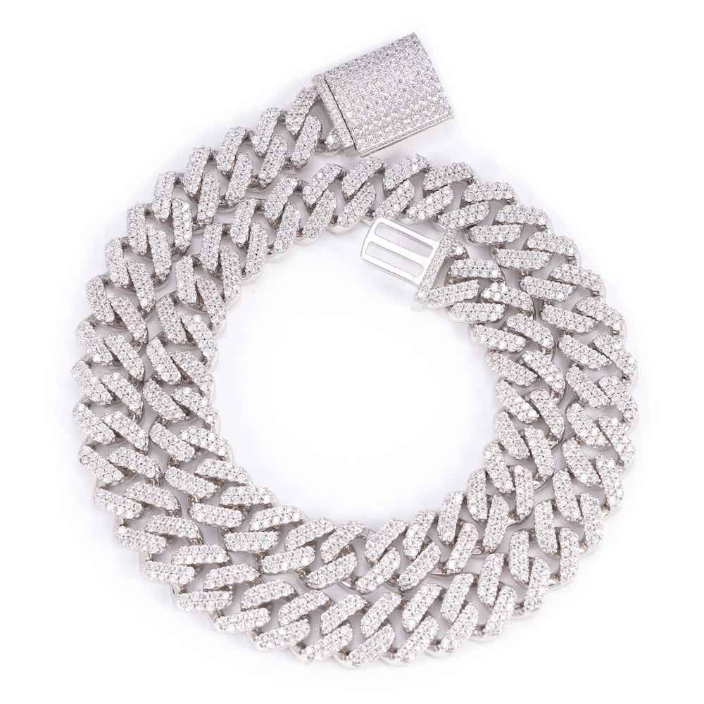 13MM Diamond Cuban Link Chain 14K Solid Gold first
