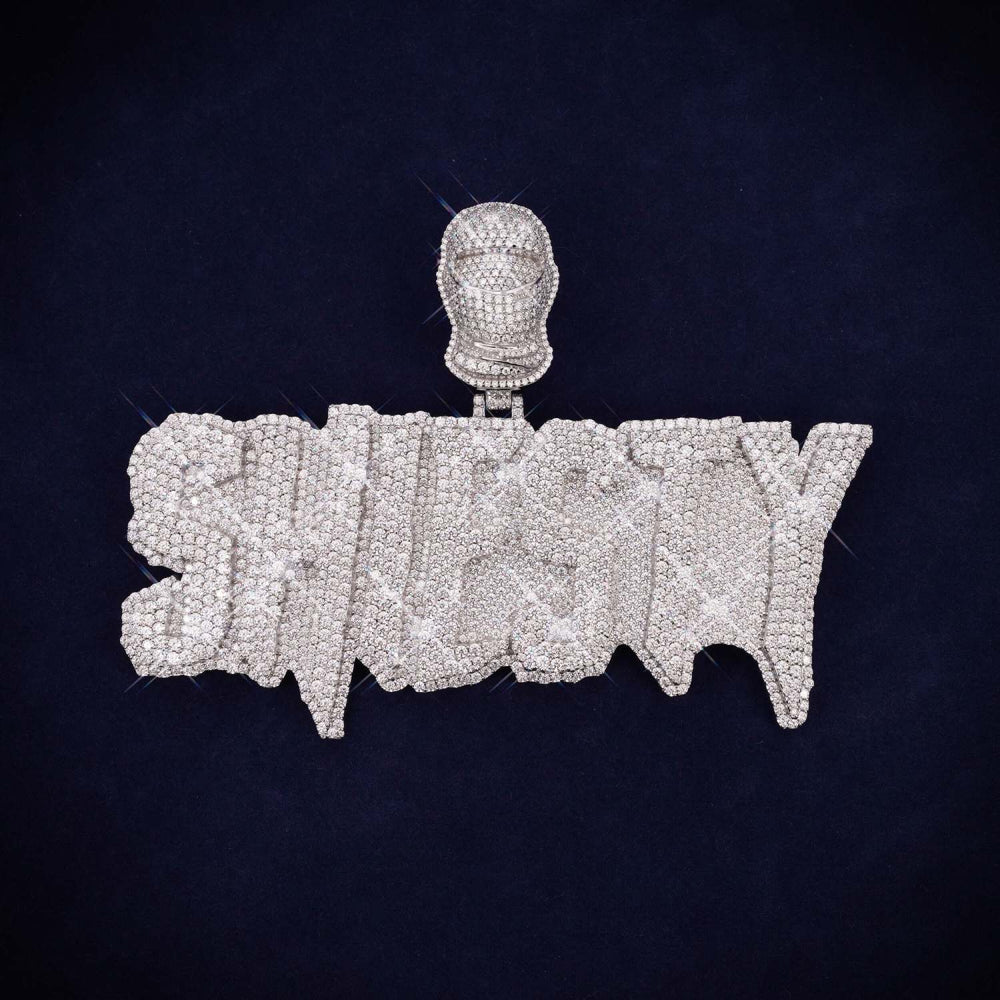 SHIESTY Custom Moissanite Name Pendant 14K Gold icecartel main