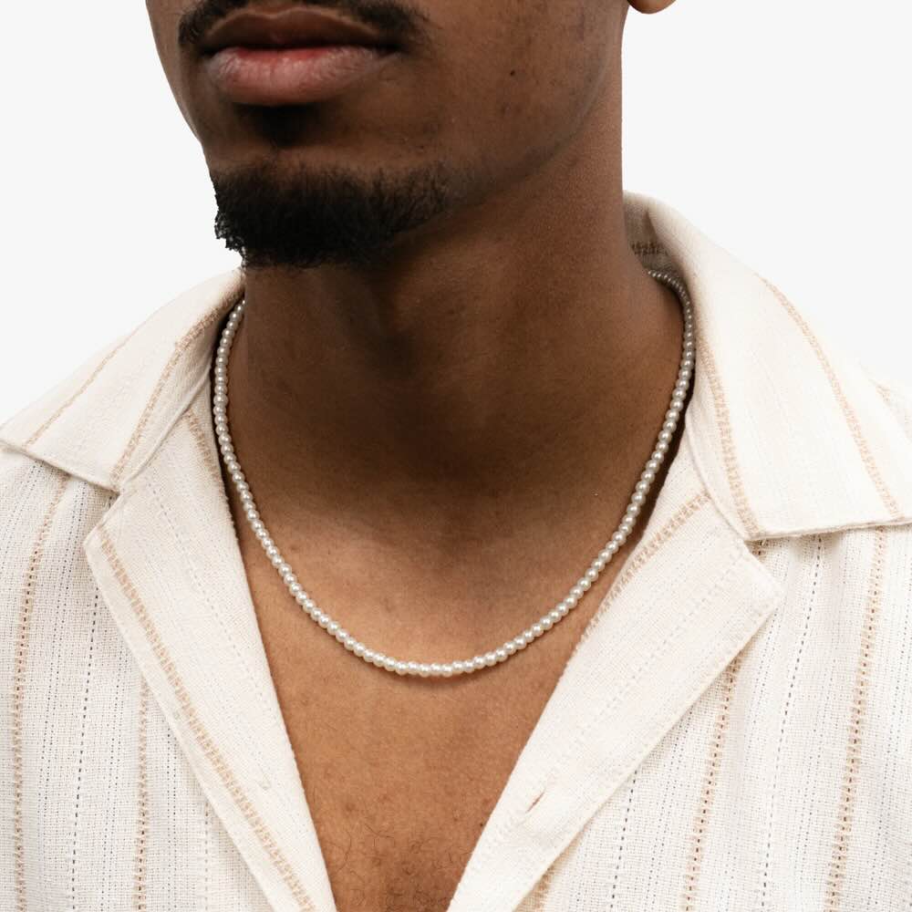 2mm pearl necklace model
