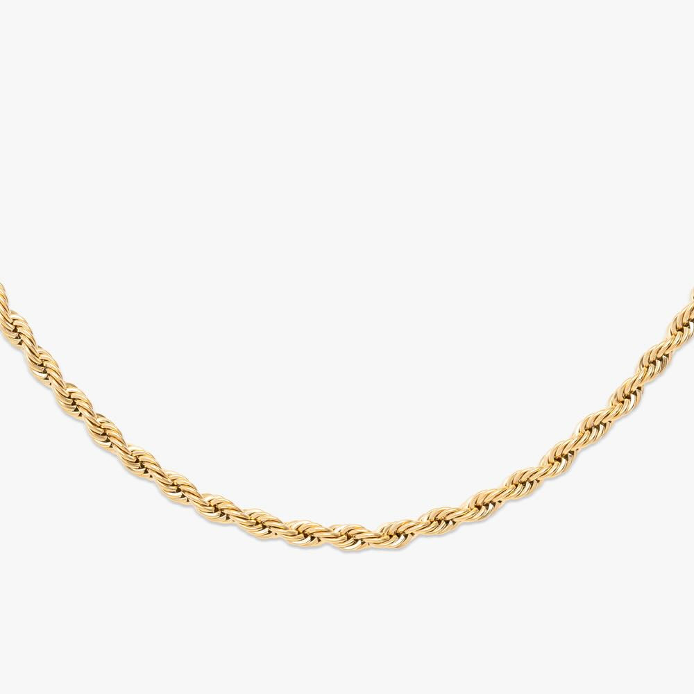 4MM Rope Chain 14K Gold
