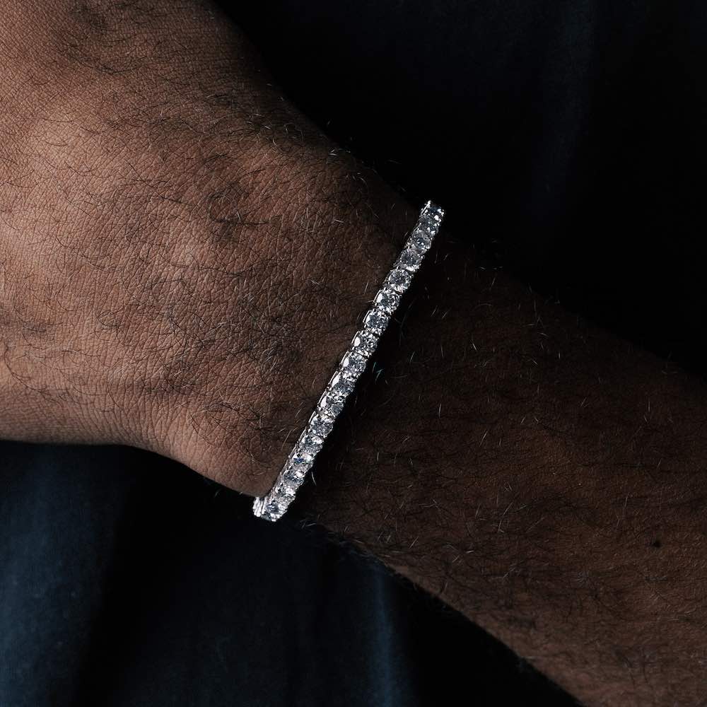 4mm moissanite tennis bracelet
