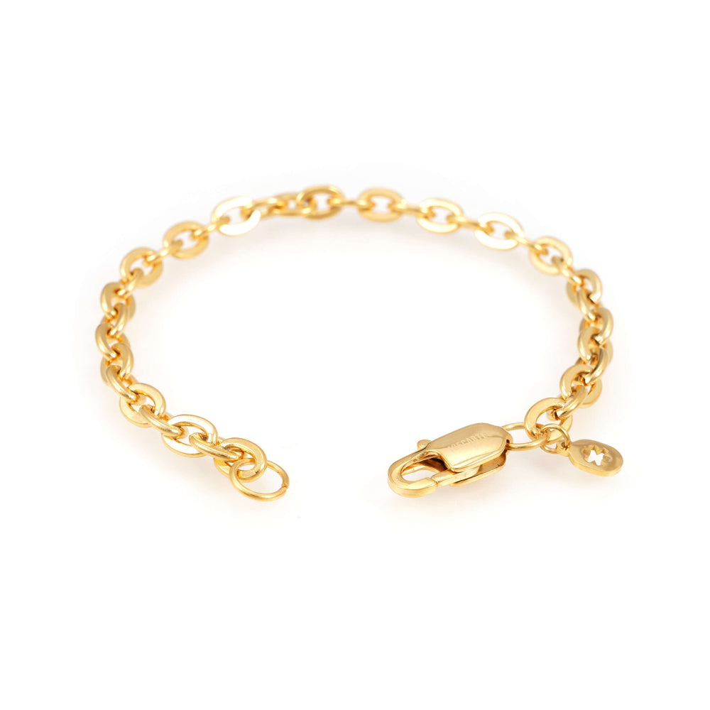 5mm curb link bracelet 14k yellow gold icecartel o