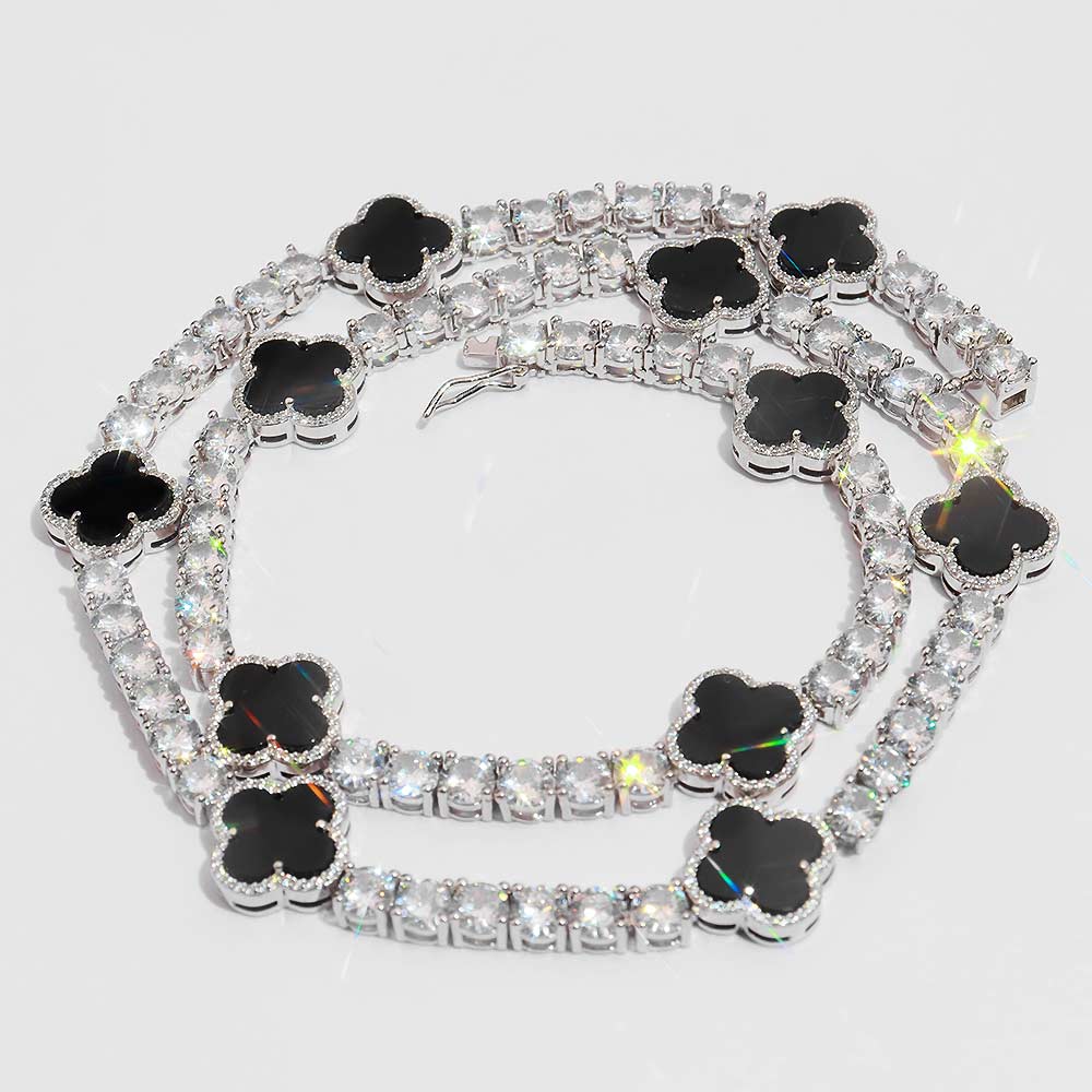 5mm moissanite agate tennis chain 1