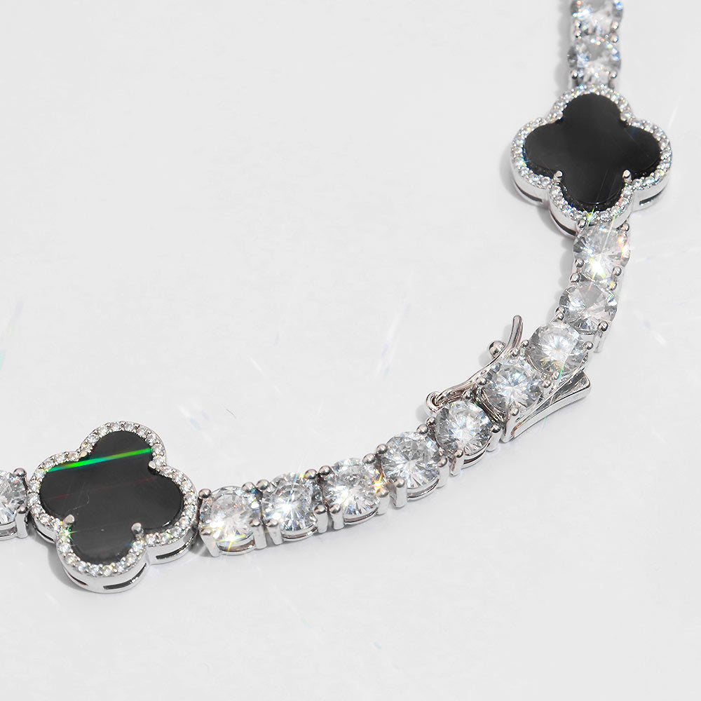 5mm moissanite agate tennis chain clasp