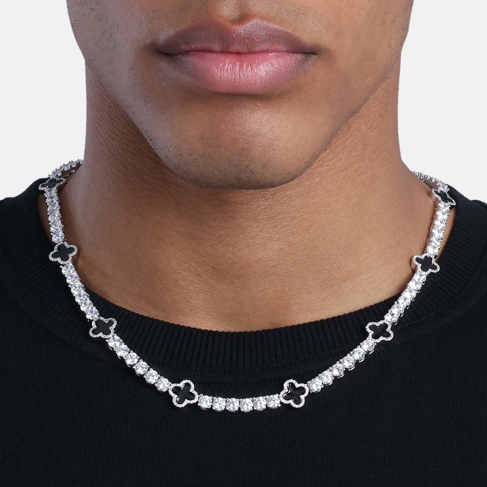 5mm moissanite agate tennis chain model