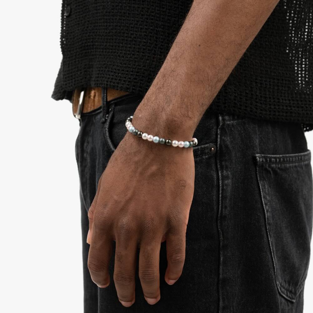 6mm colorful pearl bracelet model