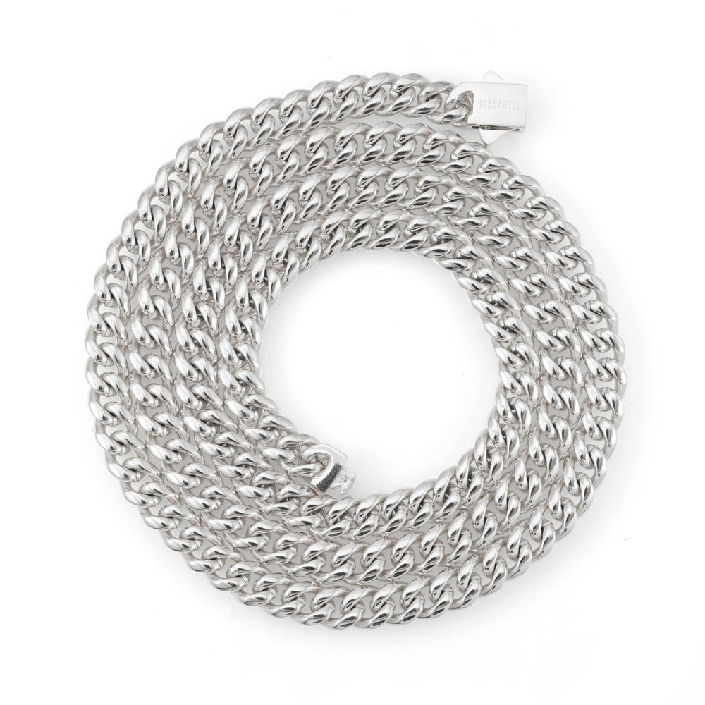 6mm cuban link chain 14k white gold icecartel up