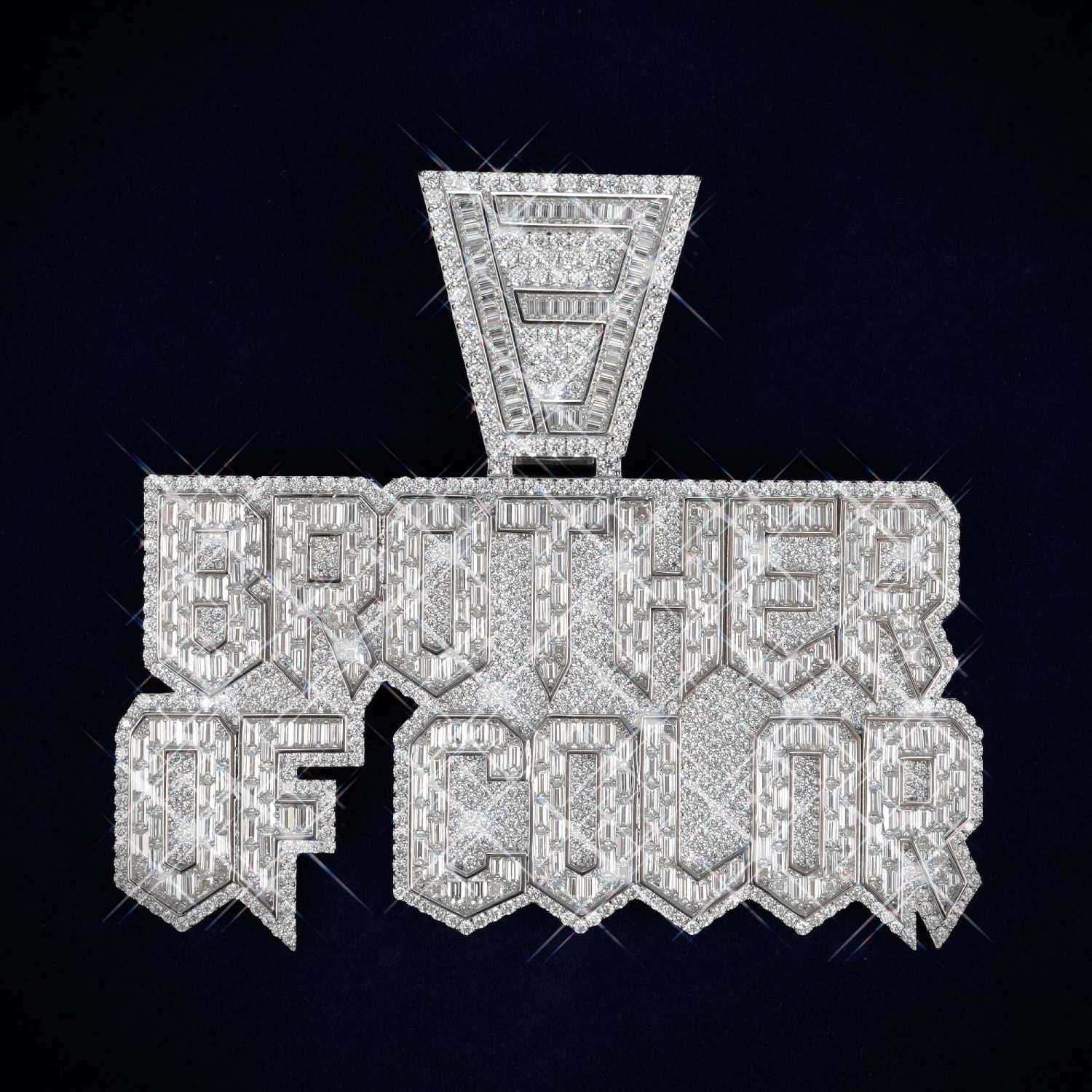 BRO Custom Name Moissanite Pendant MAIN