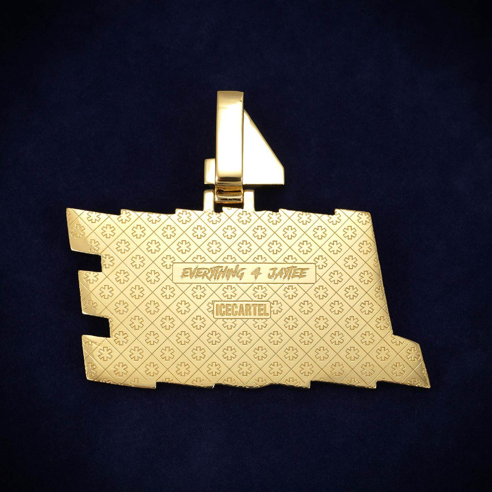 JAYTEE4 Custom Name Moissanite Pendant BACK