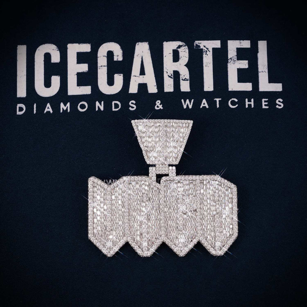 VRCR Custom Moissanite Pendant 14K Gold icecartel