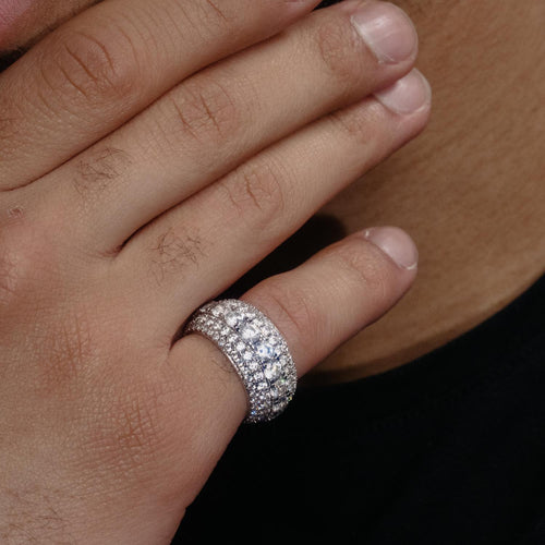VVS 5 Layer Ring 14K Gold model icecartel1