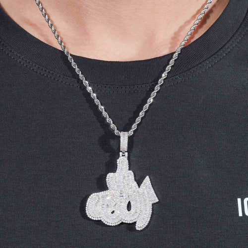 VVS Allah Pendant 14K Gold icecartel model1