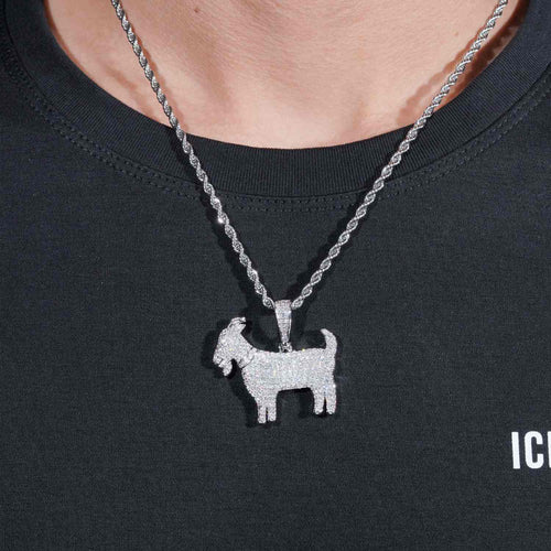 VVS Goat Pendant 14K Gold model icecartel1