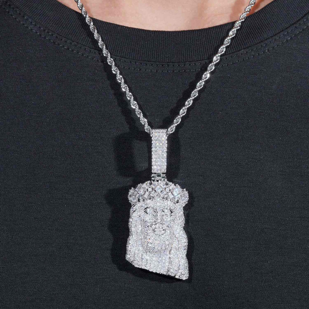VVS Jesus Pendant 14K Gold icecartel model1