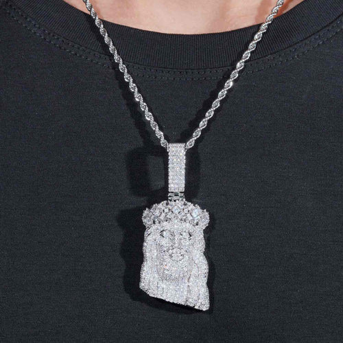 VVS Jesus Pendant 14K Gold icecartel model1