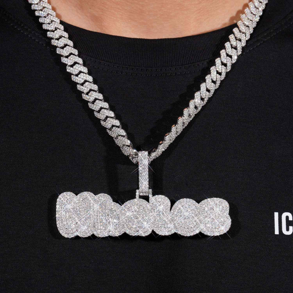 WHALES Custom Moissanite Pendant 14K Gold ICECARTEL model