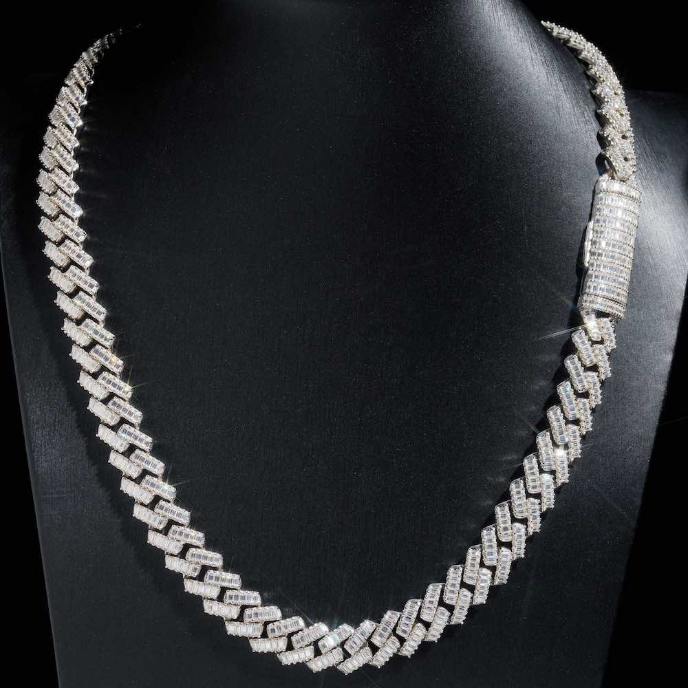Baguette Cuban Link Chain
