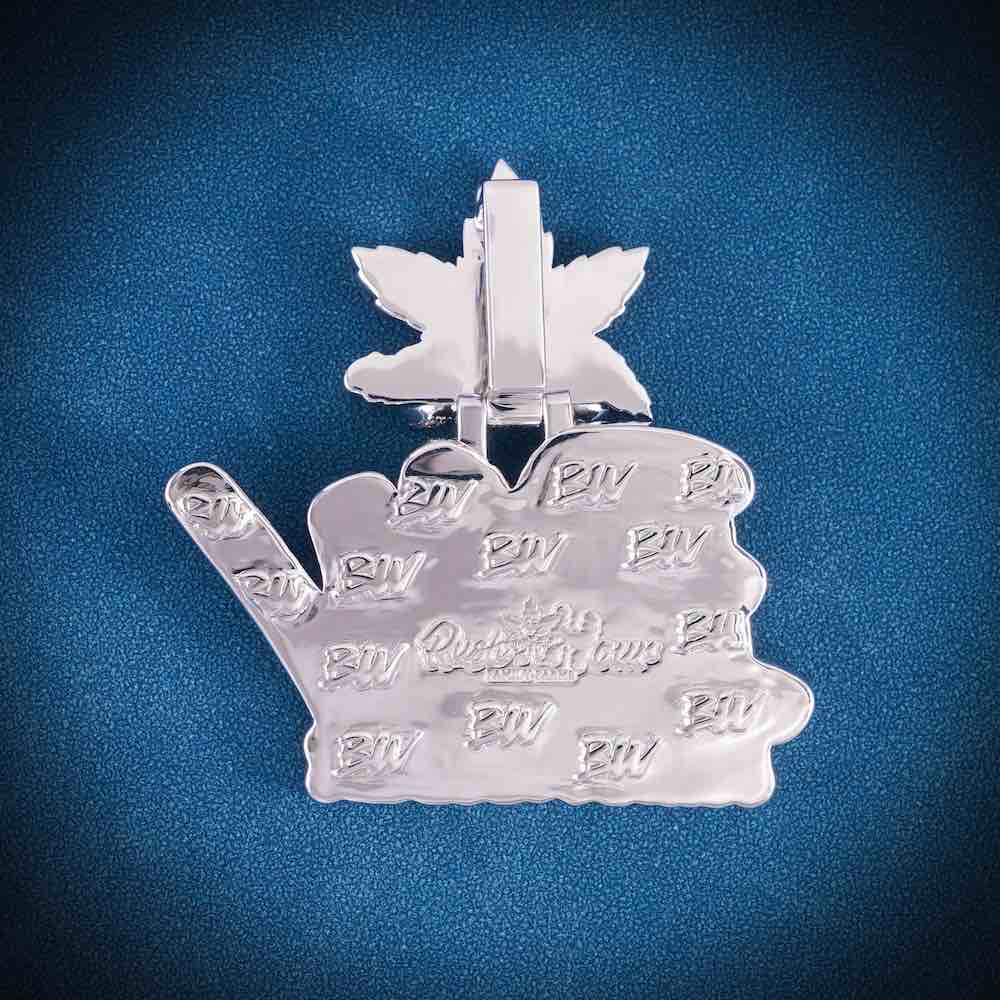 BW Custom Diamond Pendant backside