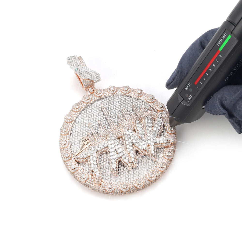 city tank custom circle pendant 14k gold icecartel test