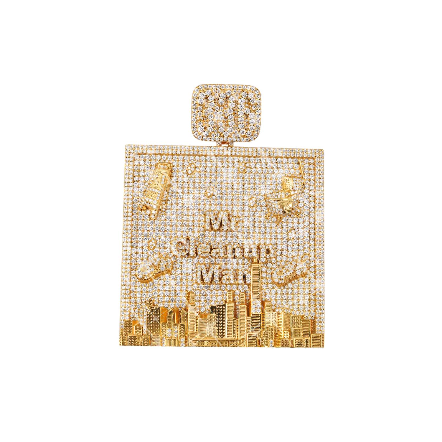 custom moissanite city pendant 14k gold icecartel main