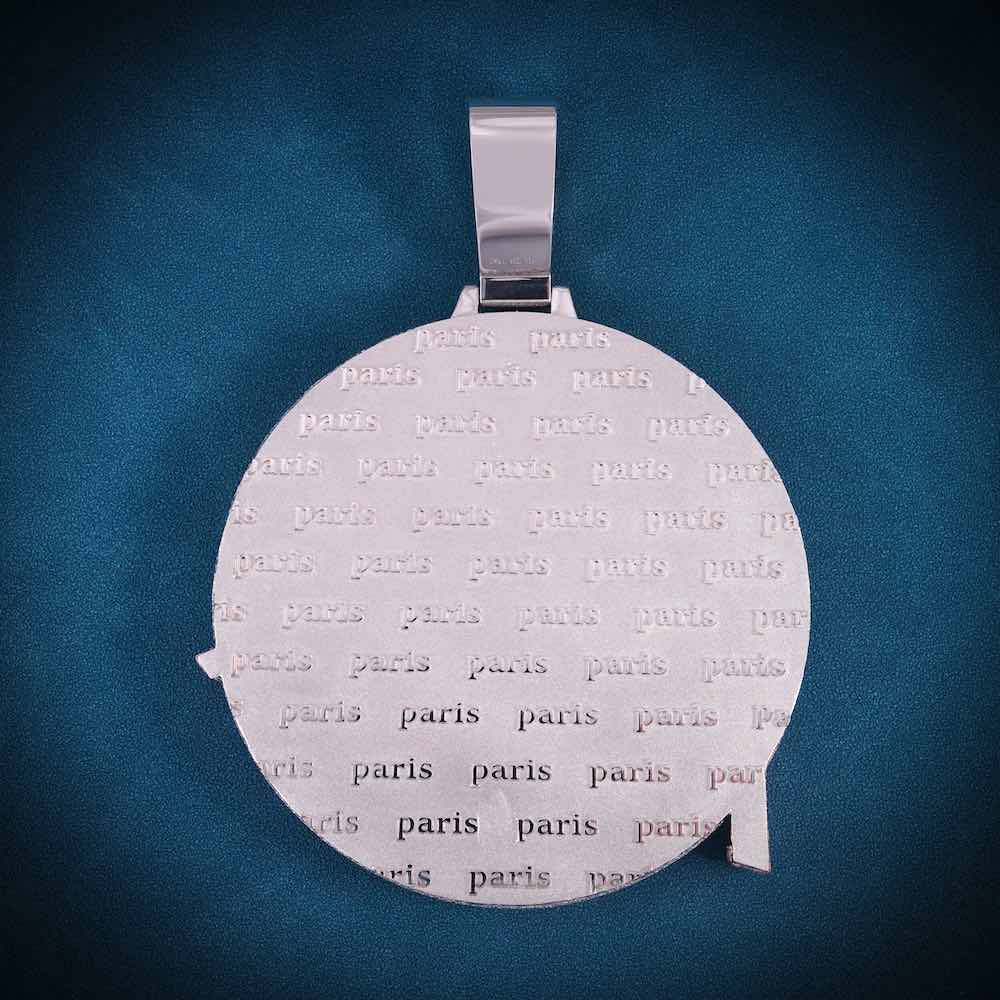 Custom Round Paris Pendant icecartel Backside