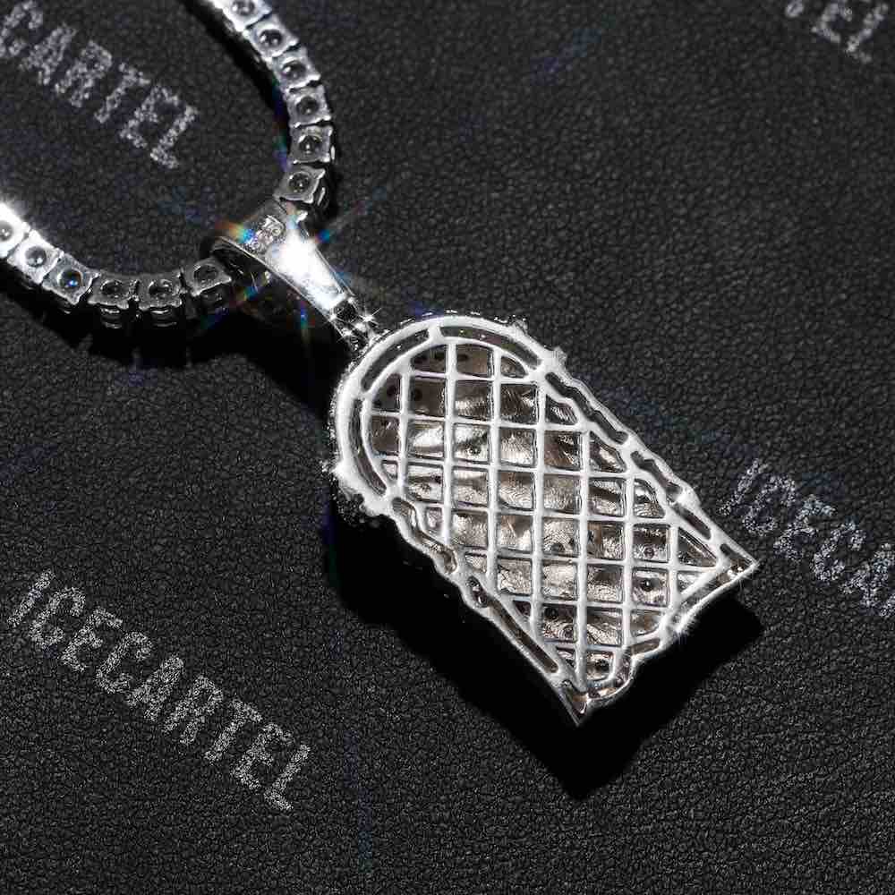 icecartel jesus custom pendant 14k gold backside