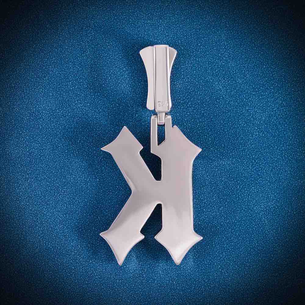 K Custom Pendant Backside