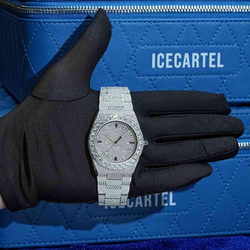 Men's Iced Out Watch Hand