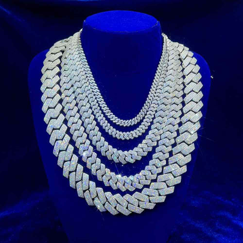 moissanite cuban chain