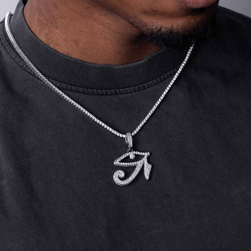 moissanite eye of horus pendant model