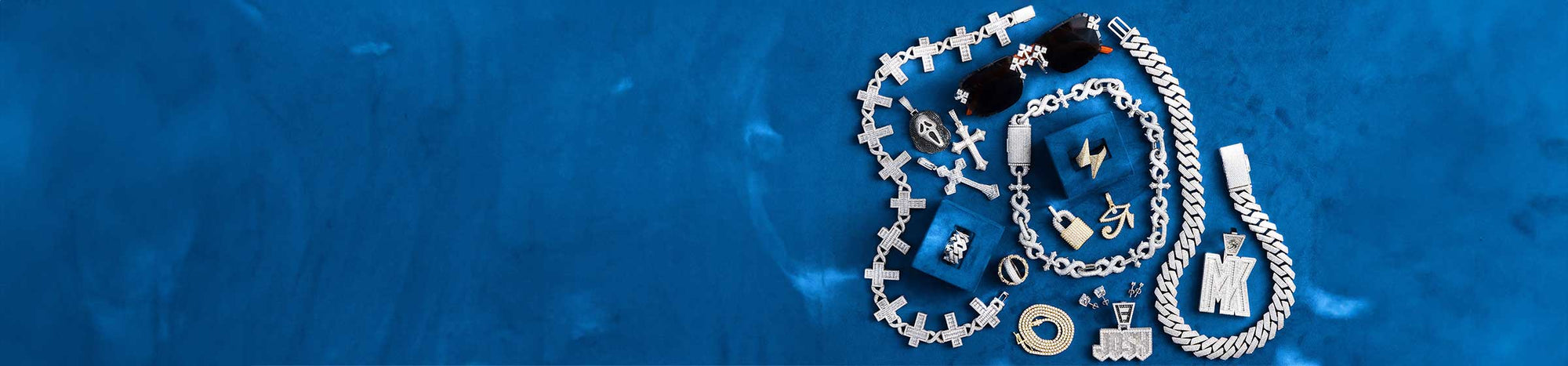 moissanite hip hop jewelry