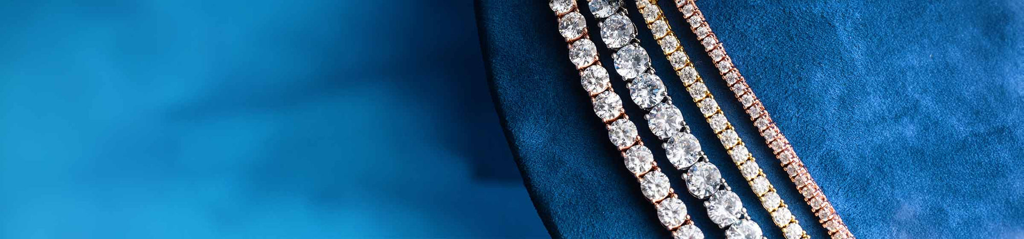 moissanite tennis necklace