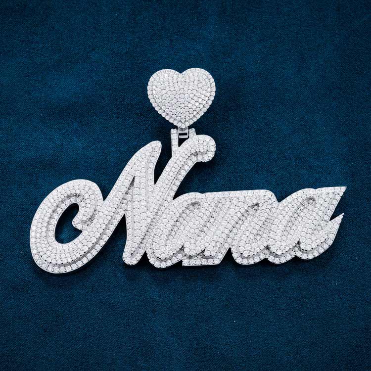 Nana Custom Moissanite Pendant
