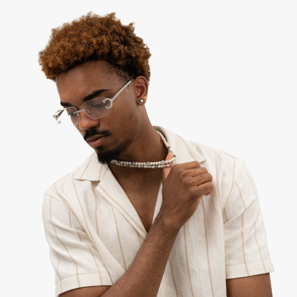 Pearl Necklace Men