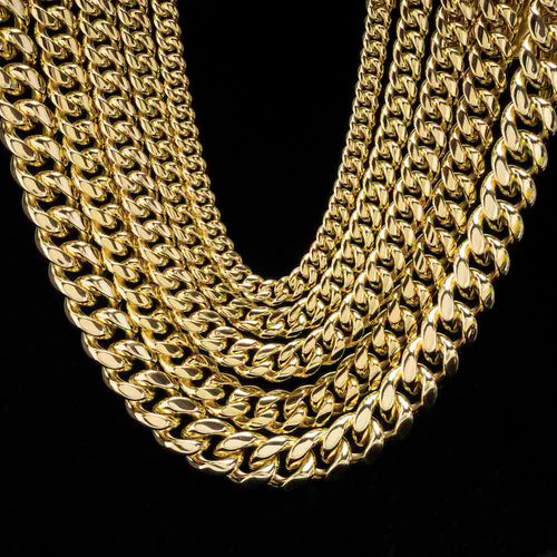 Plain cuban link chains