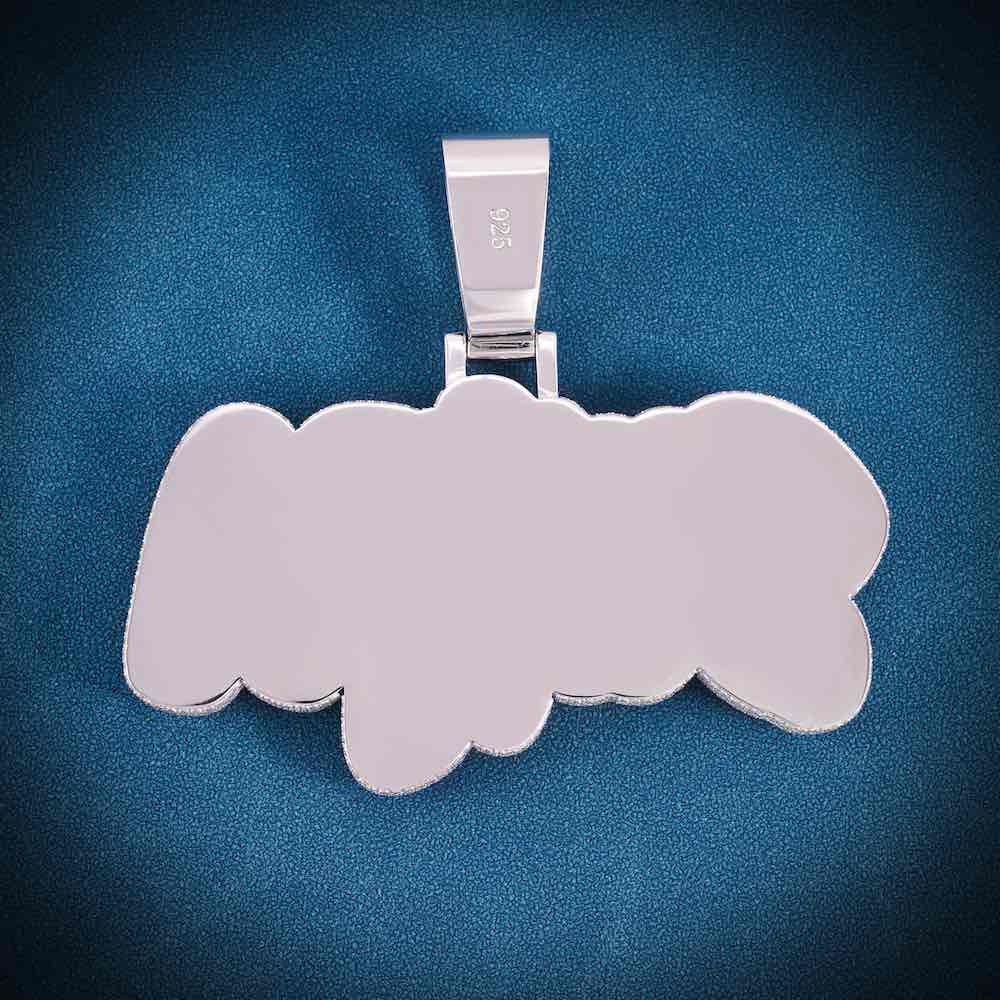 Swipa Custom Diamond Pendant backside