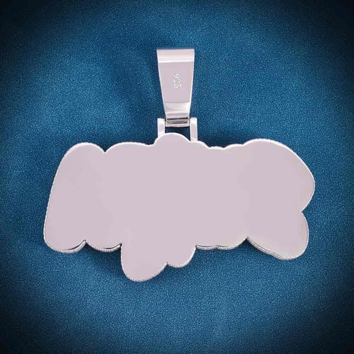 Swipa Custom Diamond Pendant backside