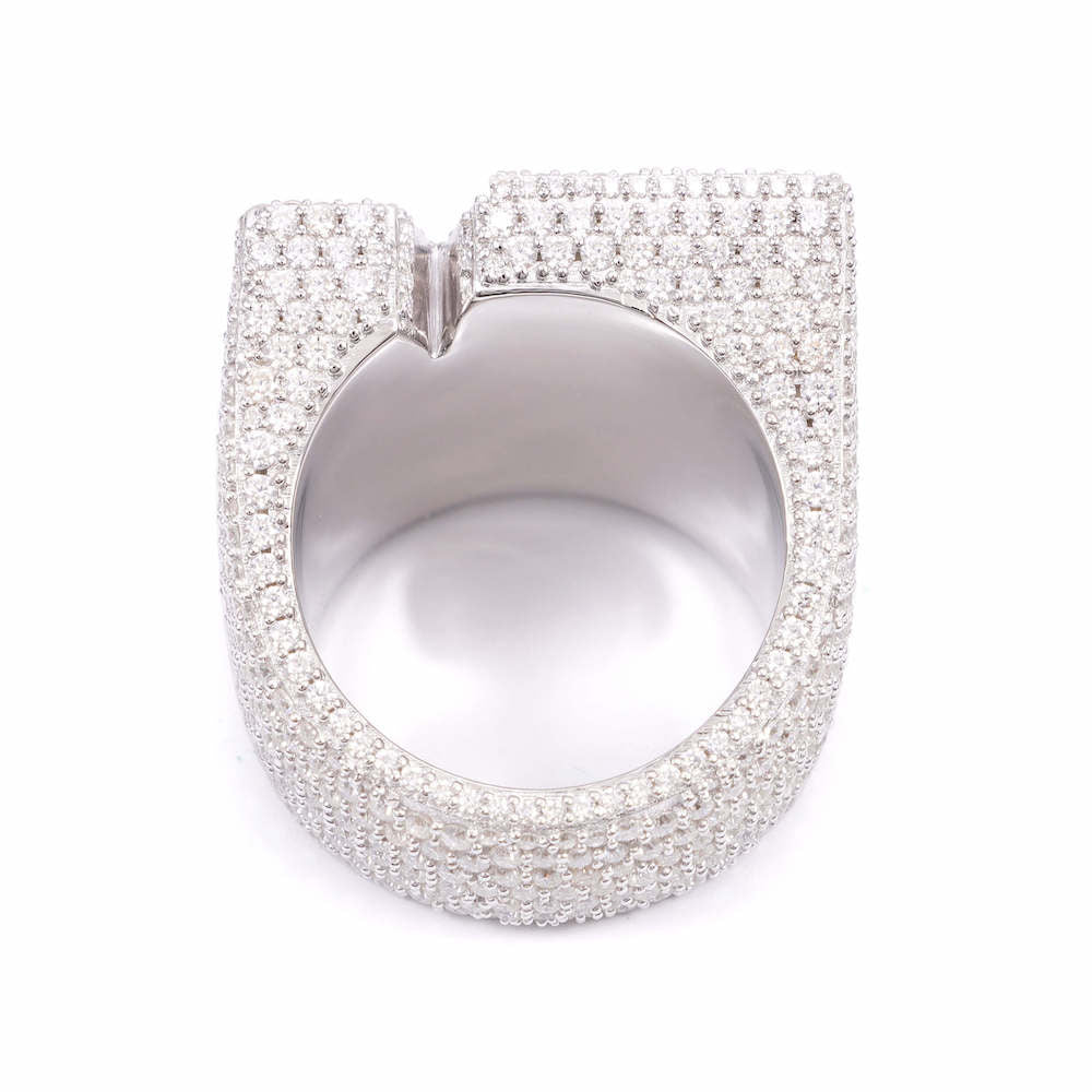 VM Custom Ring 14k gold white back