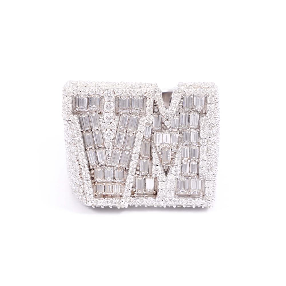VM Custom Ring 14k gold white front