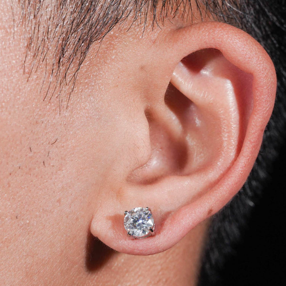3-in-1 Moissanite Earrings Bundle 14K Gold
