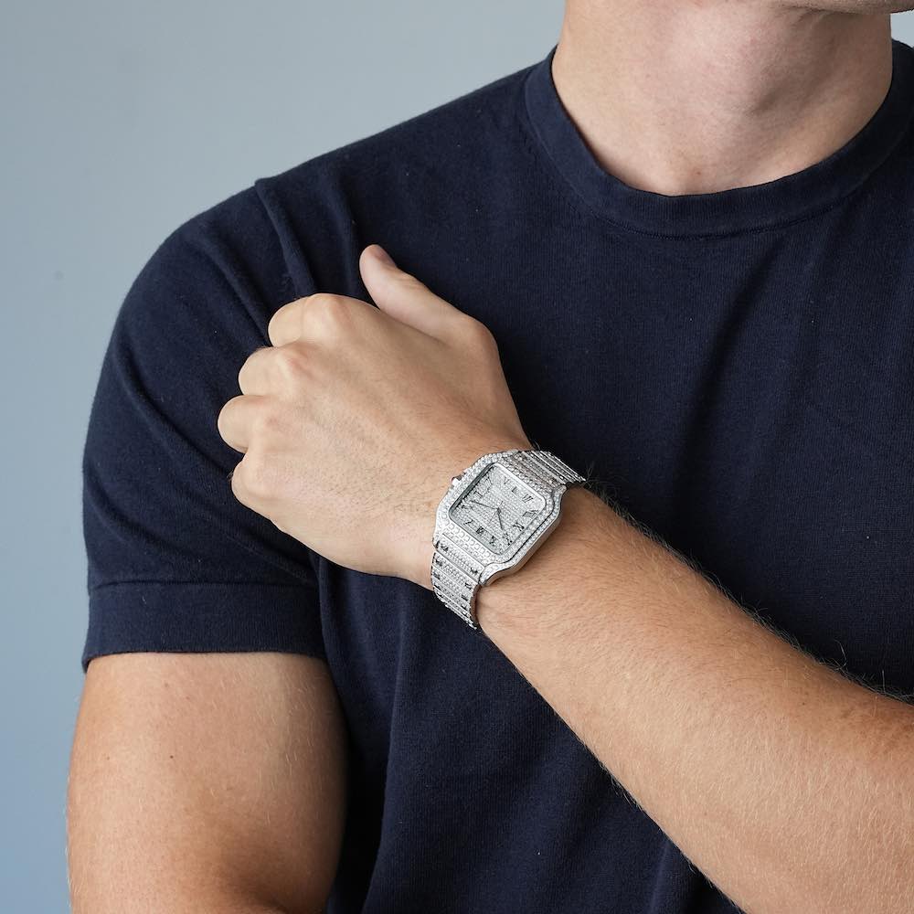 VVS Moissanite watch model