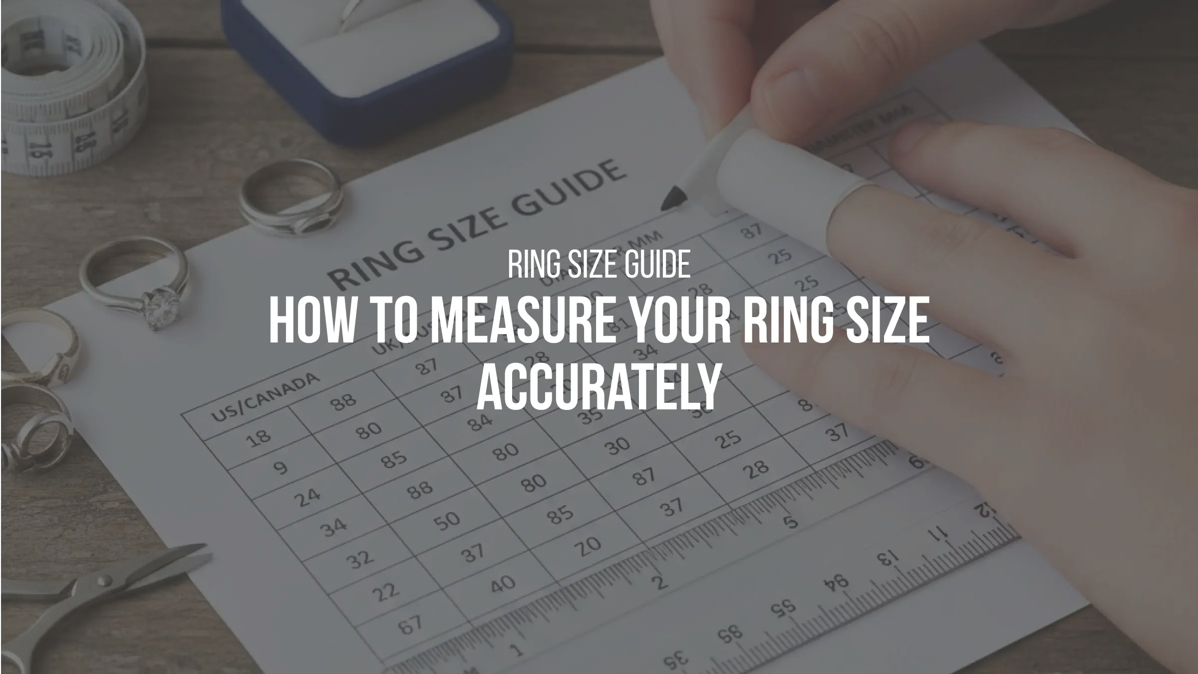 Ring Size Guide: Different Ways to Measure Ring Size (With Chart)