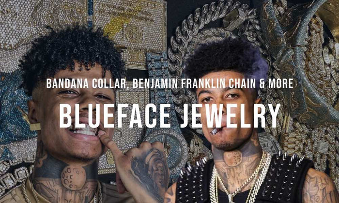 Blueface Jewelry: Bandana Collar, Benjamin Franklin Chain & More