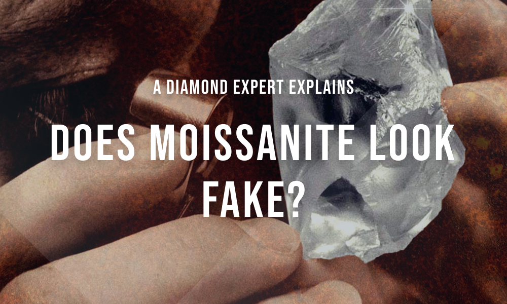 Does Moissanite look fake